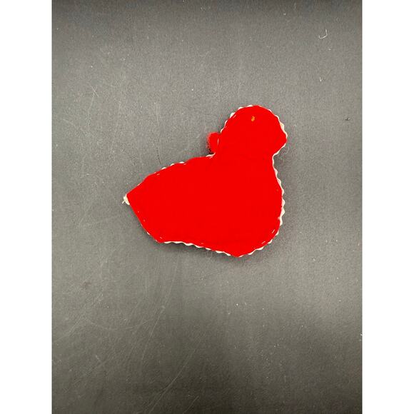 Set of 6 Vintage Handmade Christmas Plush Ornaments - Picture 2 of 7